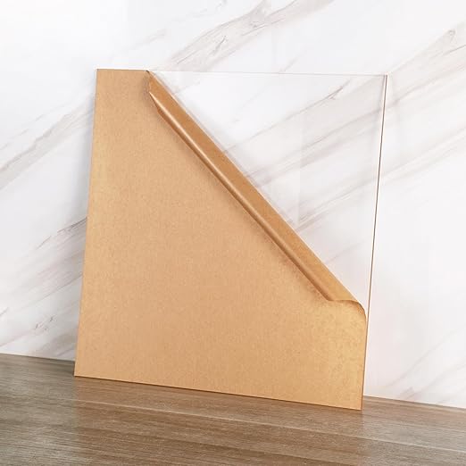 Pack of 10 Clear Acrylic Sheet 12" x 12" Cast Plexiglass Square 1/8" Thick - Image 4