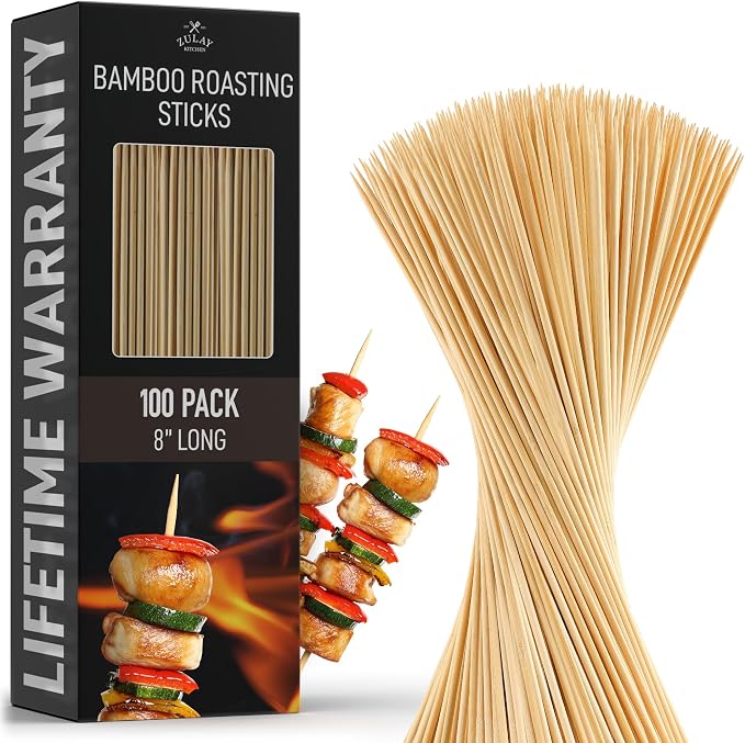 Zulay Kitchen Authentic Bamboo Skewers by ZulayKitchen