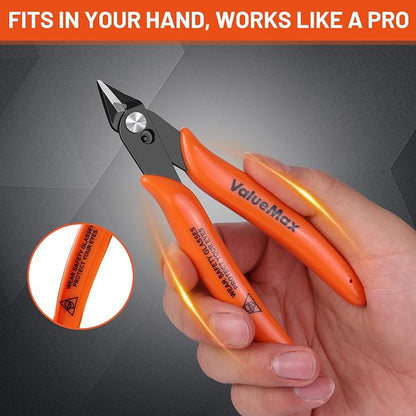 ValueMax Flush Cutters 12 Pack, Small Diagonal Cutters - Image 6