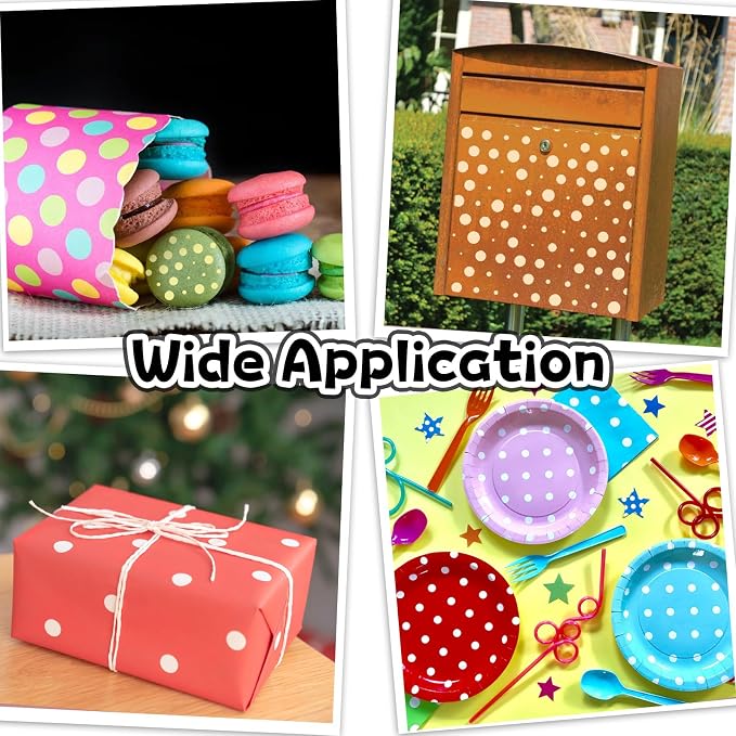 16 Pcs Circle Stencils for Drawing, Polka Dot Stencils Round Geometric Stencil - Image 5