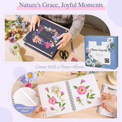 Joy&Grace Flower Press Kit for Adults & Kids, - Image 6