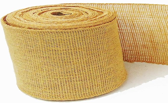 3 Pack- 90 Ft, Burlap Ribbon 2 1/2" x 10 Yards Natural Jute 2.5 Inch 30ft roll - Image 4