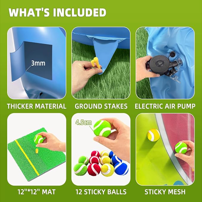 Inflatable Golf Game Set, Outdoor & Beach Golf, Party Darts and Indoor Darts - Image 5