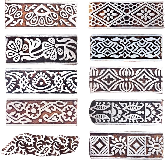 Royal Kraft Border Wooden Printing Stamps by RoyalKraft