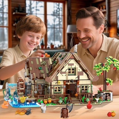 Wood Cabin Mini Building Set - Image 4