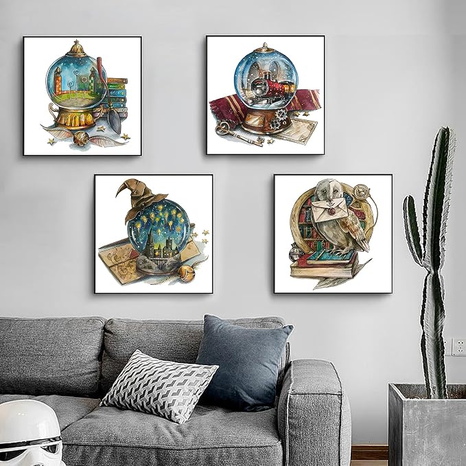 ZuoAnLF 4 Packs Stamped Cross Stitch Kits - Image 3
