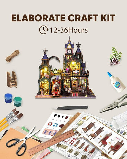 DIY Miniature House Kit, DIY Dollhouse Kit - Image 4