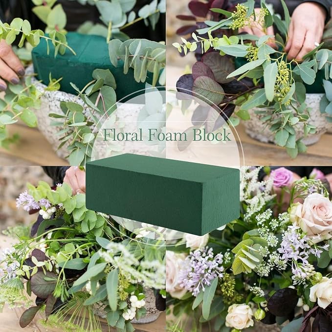 6 Pcs Floral Foam, Wet and Dry Floral Foam Blocks Flower Arrangement Kit - Image 5