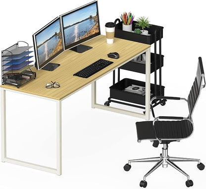 SHW Mission 55-Inch Home Office Computer Desk - Image 8