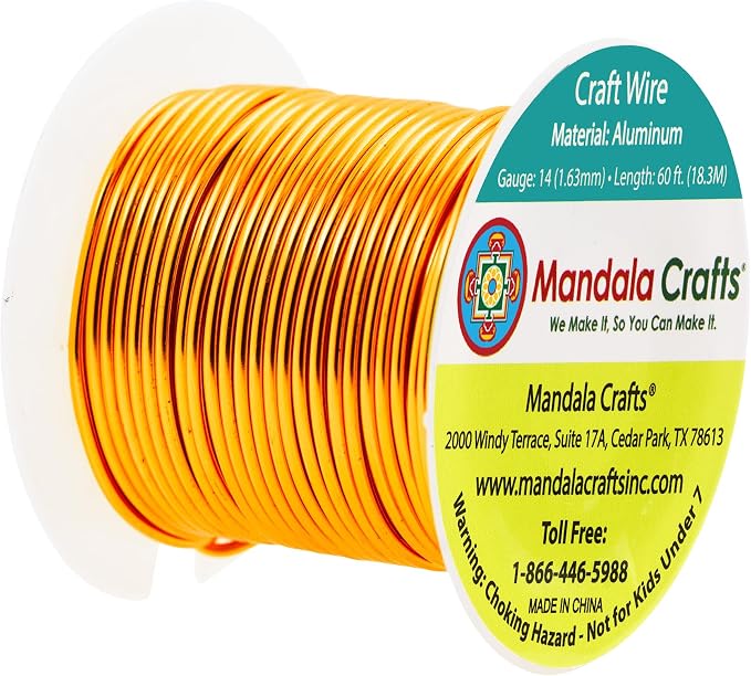 Mandala Crafts 14 Gauge Anodized Aluminum Craft Wire - Image 2