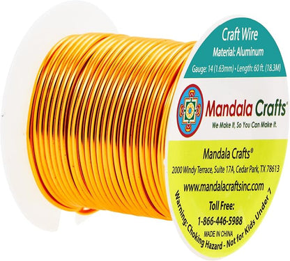 Mandala Crafts 14 Gauge Anodized Aluminum Craft Wire - Image 2