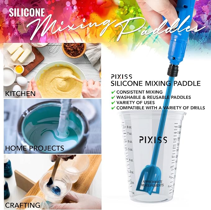 Epoxy Resin Mixer Silicone Paddles - Image 2