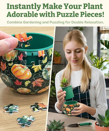 PieceRelax 3D Puzzle Planter 80 Pieces - Image 2