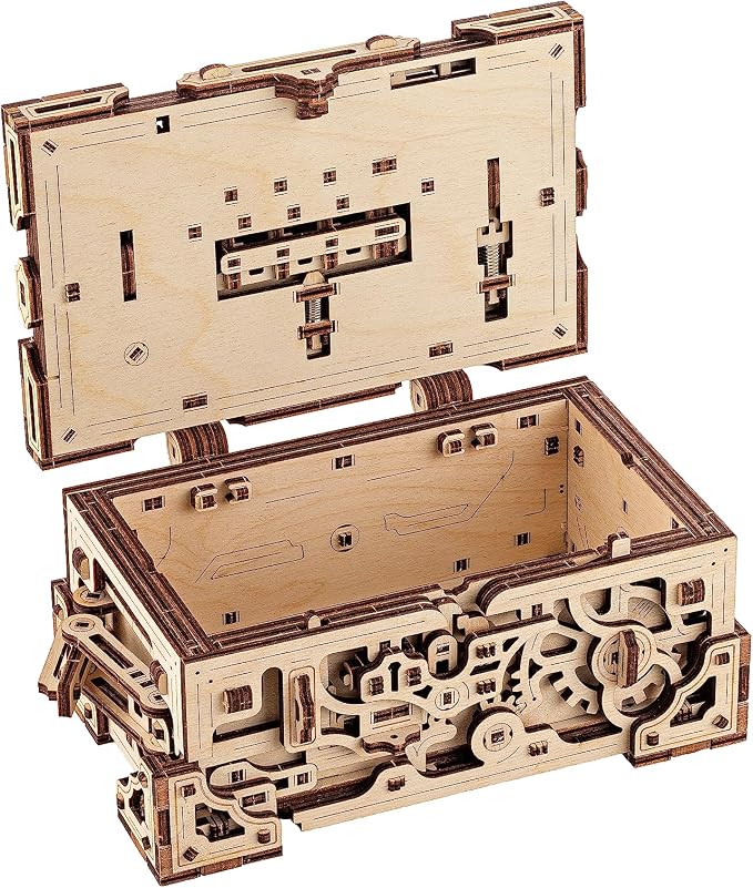 Wood Trick Enigma Chest Lock Puzzle Box Wooden 3D Puzzles - Image 7