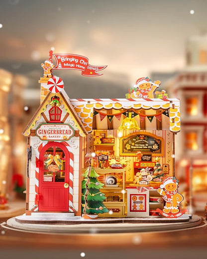 ROBOTIME DIY Miniature House Kit, Tiny House Book Nook - Image 5