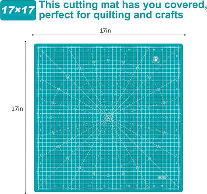 Headley Tools 17"x17" Rotating Cutting Mat, Self Healing Mat - Image 3