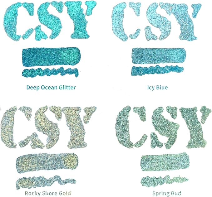 CSY art gallery Metallic Acrylic Ink-Craft Paint-Calligraphy Inks, - Image 5
