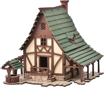 Green Gables P - 3D Wooden Puzzle - DIY 28mm Scale Model Building Kit by IBuiltIt