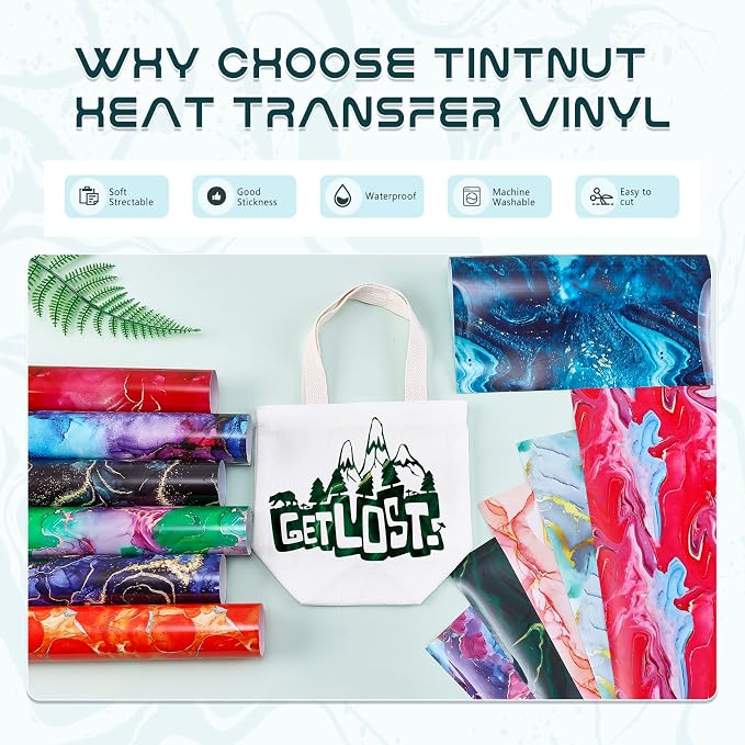Tintnut Marble Heat Transfer Vinyl - Image 3