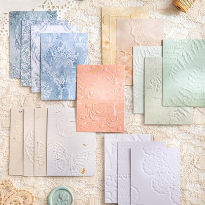 Vintage Floral Scrapbook Paper Set, Scrapbooking, DIY Crafts, and Art Supplies - Image 4