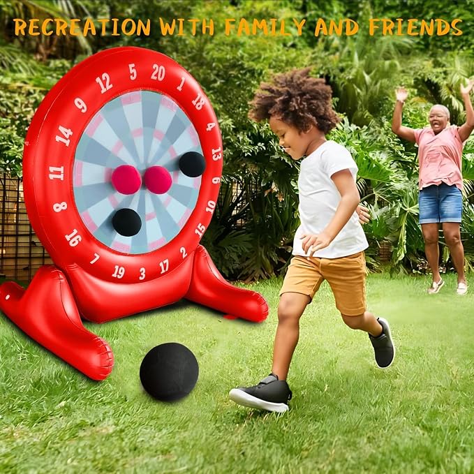 6Ft Tall Giant Kick Darts Games Inflatable Giant Kick Darts Games, Jumbo - Image 7