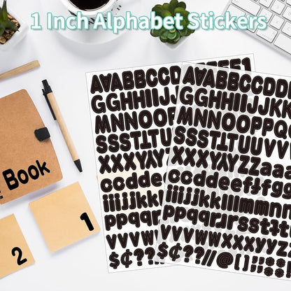Alphabet Stickers, Self Adhesive Vinyl Mailbox Numbers, Self Adhesive Letters - Image 4
