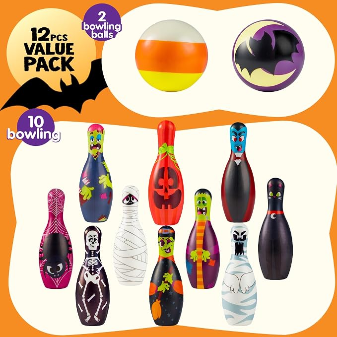 JOYIN Halloween Foam Bowling Set - Image 2