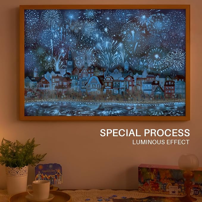 MOMIBOOK Puzzles for Adults 1000 Pieces Jigsaw Puzzles of Fireworks are Gorgeous - Image 7