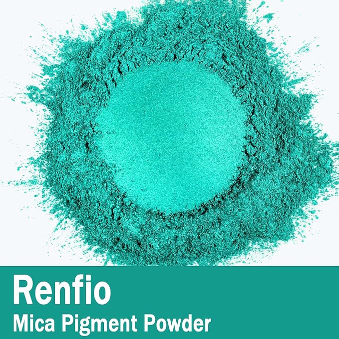 Renfio 100g Mica Powder Pigment, Metallic Natural Dye Mineral Pearl Shimmer - Image 2