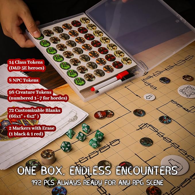 CZYY RPG Dry Erase Token Set - Image 2