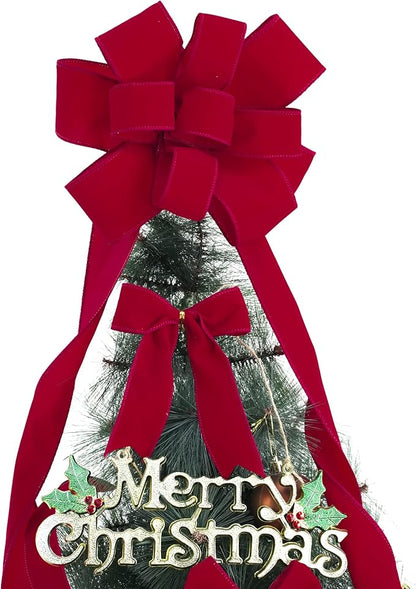 MEEDEE 1.5 Inch Velvet Wired Ribbon - Image 6