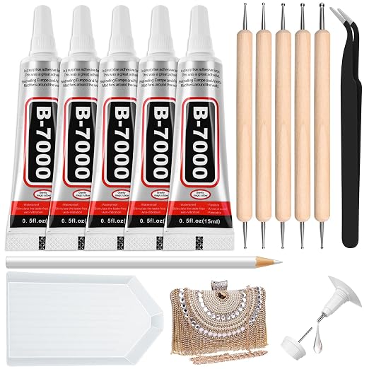 B7000 Clear Adhesive with Precision Tips by Cruzix