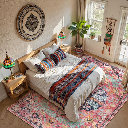 Lahome 8x10 Area Rugs for Living Room, Washable Rugs for Bedroom Aesthetic - Image 3