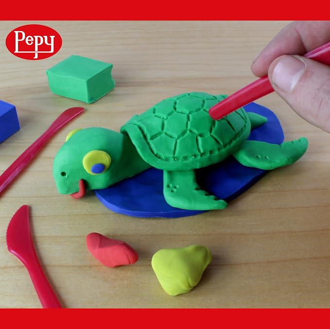 Pepy Reusable and Non-Drying Oil-Based Plasticine Modeling Clay, Primary Colors - Image 5