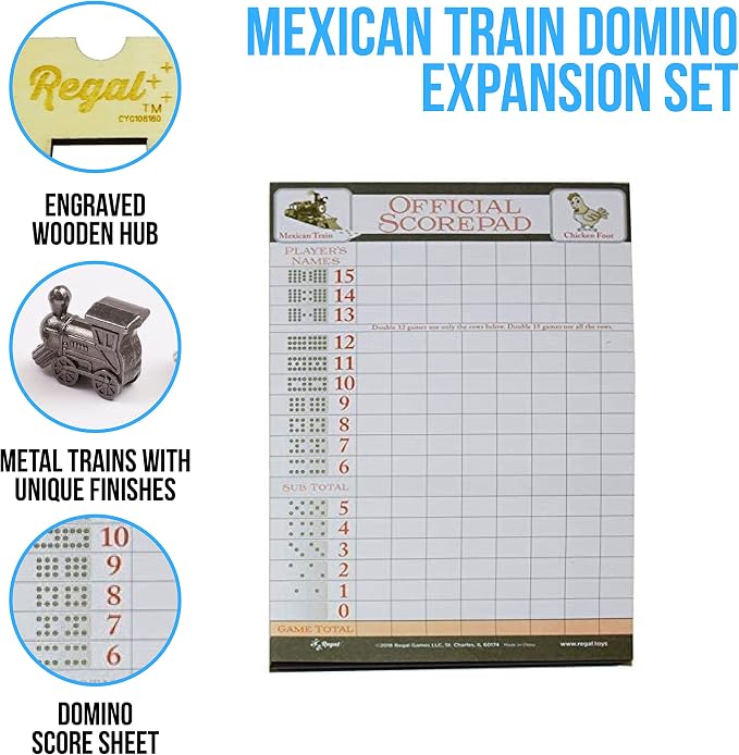 Regal Games Mexican Train Domino Expansion Set - Image 2