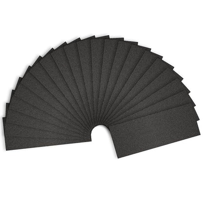 Sandpaper 150 Grit, Wet Dry Sanding Sheets 9 x 3.6 Inch by Shineboc