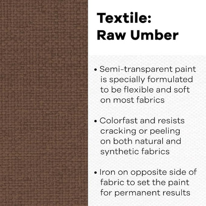 Textile Color Paint RAW Umber - Image 2