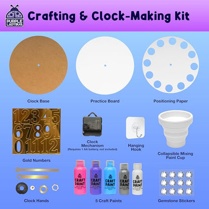 Paint Pouring DIY Clock Kit - Image 2