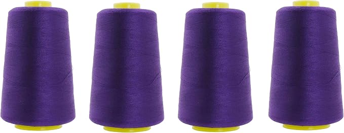 Mandala Crafts 4 Pack of Serger Threads Cones Spools by MandalaCrafts