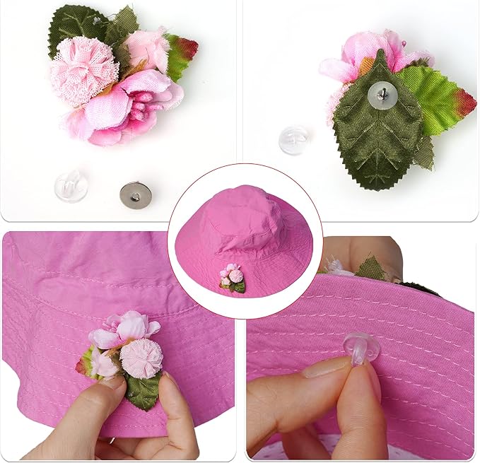 400pcs PVC Rubber Pin Backs Heliltd Butterfly Clutch Pins Tie Tacks Blank Pins - Image 4