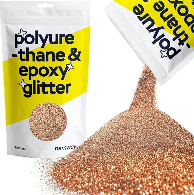 Hemway Polyurethane & Epoxy Resin Glitter 100g / 3.5oz Metallic Crystal Flake by Hemway