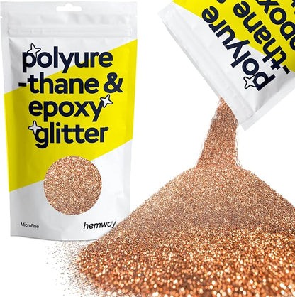 Hemway Polyurethane & Epoxy Resin Glitter 100g / 3.5oz Metallic Crystal Flake by Hemway