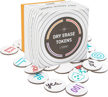 Stellar Factory: Dry Erase Tokens: Reusable by StellarFactory