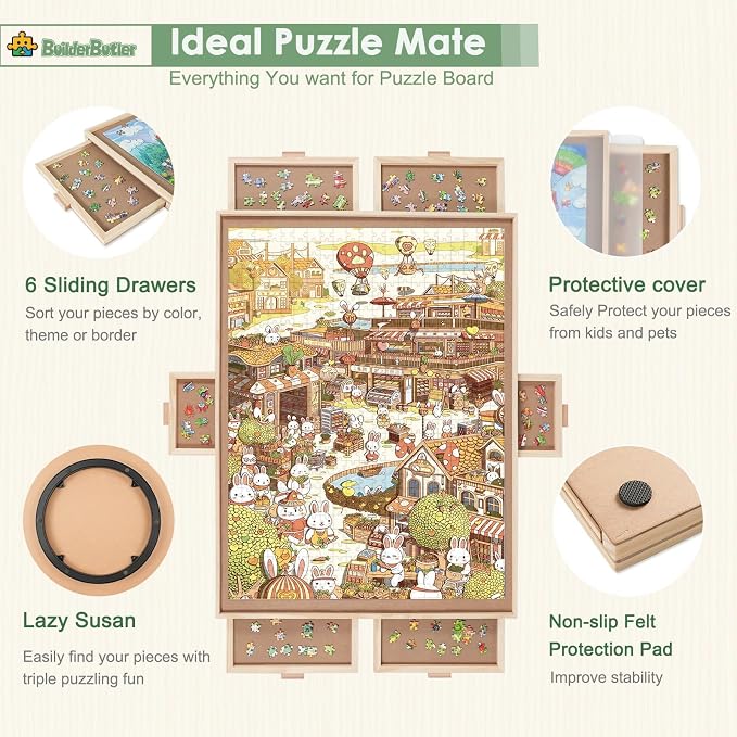 1000 Pieces Rotating Puzzle Board - Image 2