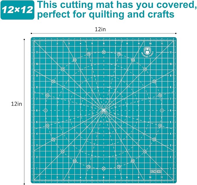 Headley Tools 12"x12" Rotating Cutting Mat, Self Healing Mat - Image 3