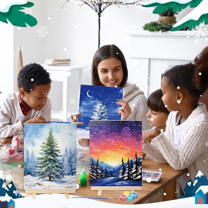 Zhanmai 12 Pack Pre Drawn Canvas - Image 6