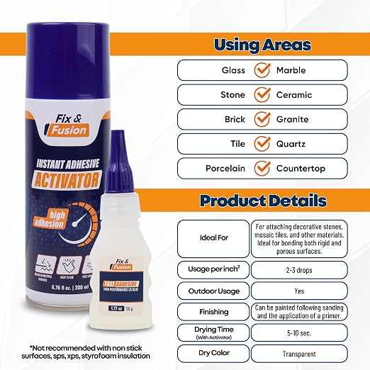 FIX & FUSION Ca Super Glue - Image 3