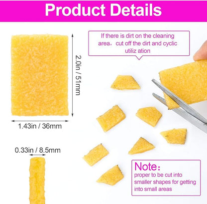 PAGOW 18PCS Rubber Cement Eraser, Glue Residue Pick-Up Eraser, Cleaning Tool - Image 2