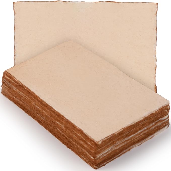 Wanderings Handmade Antique Deckle Edge Blank Cards - Image 9