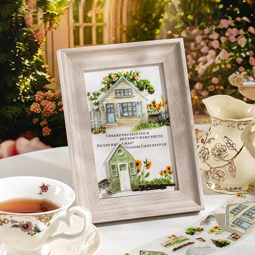 Dream Courtyard PET Tape Set, 4 Rolls of Scenic Ephemera - Image 5